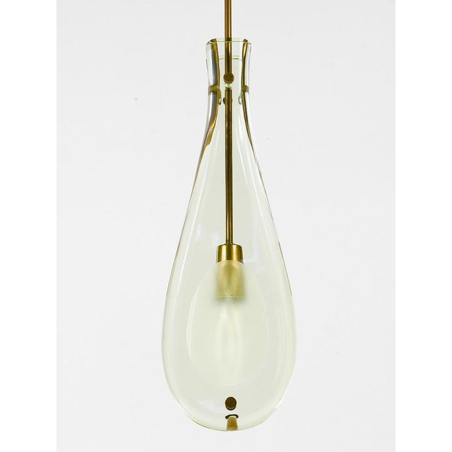 Model 2259 Drop Pendant Lamp attributed to Max Ingrand for Fontana Arte, Italy, 1960s For Sale - Image 12 of 18