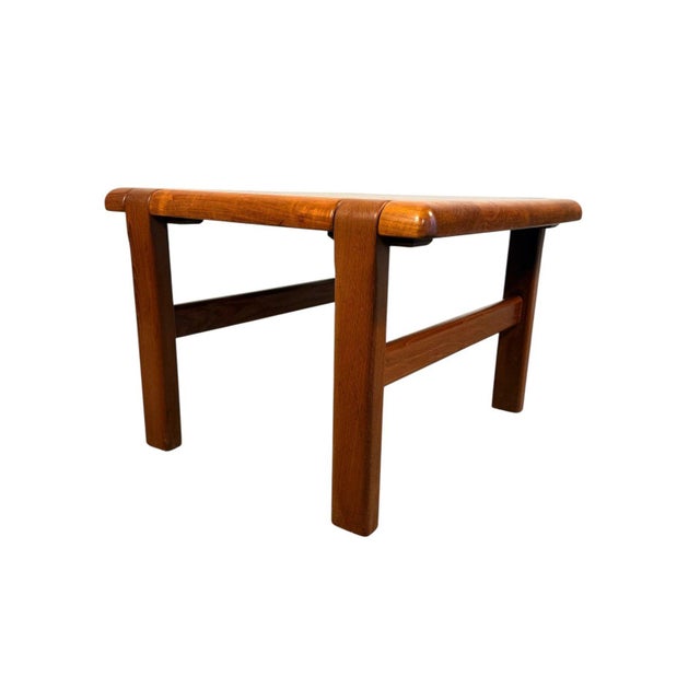 Brown Mid-Century Danish End / Side Table by Niels Bach, 1960s For Sale - Image 8 of 11