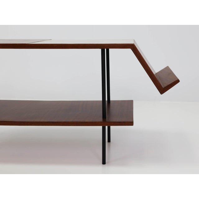 French Coffee Table with Double Top and Magazine Rack by André Monpoix, 1953 For Sale - Image 4 of 12