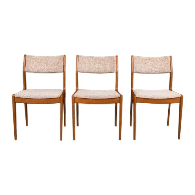 1960s Mid Century Teak Dining Chairs Scandinavia Woodworks Co - Set of 3 For Sale - Image 4 of 12