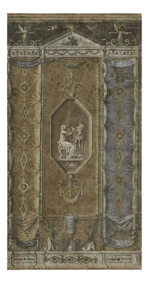Vintage Style Panoramic Decorative Wall Panel