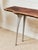 French Vintage Live Edge Modernist Entry Table For Sale In Los Angeles - Image 6 of 12