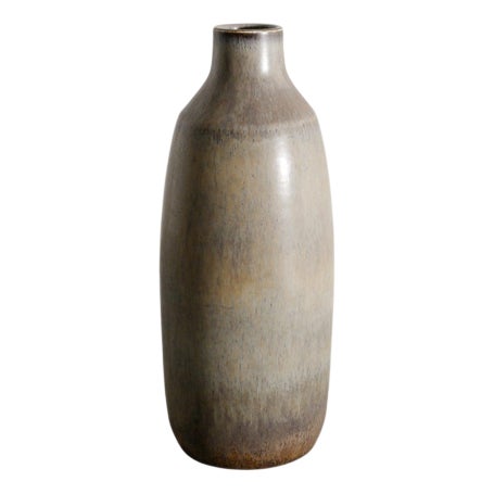 Mid-Century Swedish Stoneware Ceramic Vase by Carl-Harry Stålhane, 1950s For Sale