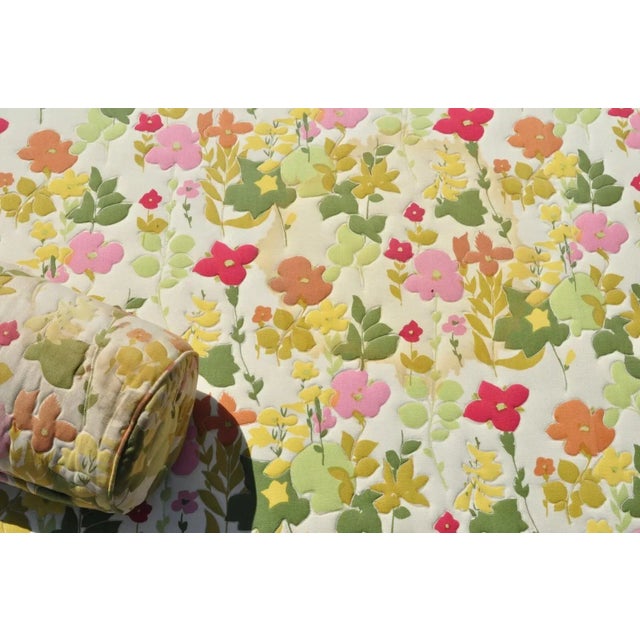 Early 20th Century Vintage French Louis XV Style Pink & Cream Painted Cane Bed Daybeds - a Pair For Sale - Image 9 of 12