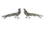 20th Century Italian Silver Plate Game Bird Figurals - A Pair For Sale - Image 9 of 13
