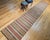 Antique American Amish Rag Runner, Handwoven Wool & Cotton, Stripe Pattern, 3x15 For Sale In Chicago - Image 6 of 16