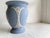 Blue Vintage Wedgwood Pale Blue Jasperware Posey Pot Vase For Sale - Image 8 of 9
