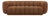 Cognac Chenille Tufted Sofa For Sale