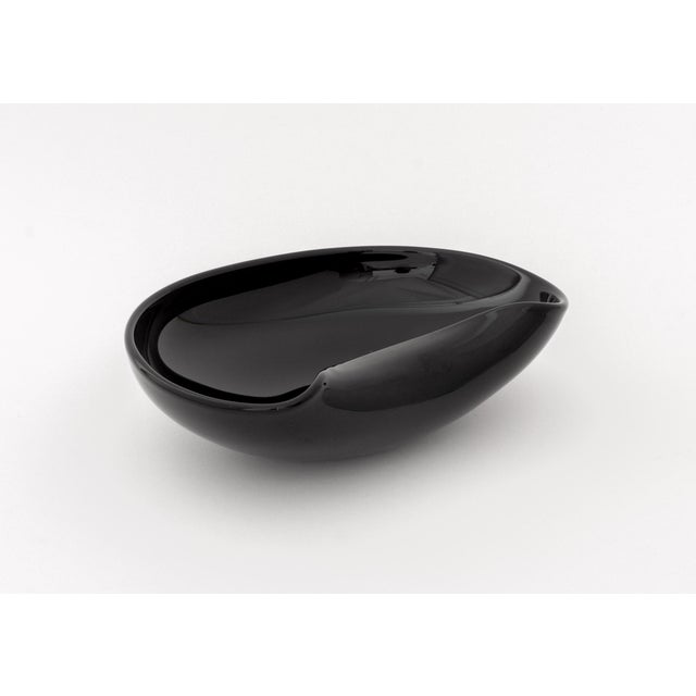 Elsa Peretti X Tiffany & Co. Black Glass Dishes, 2 For Sale - Image 9 of 10