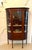 1900 - 1909 Antique Edwardian Mahogany Inlaid Bow-Ended Display Cabinet, 1900 For Sale - Image 5 of 15