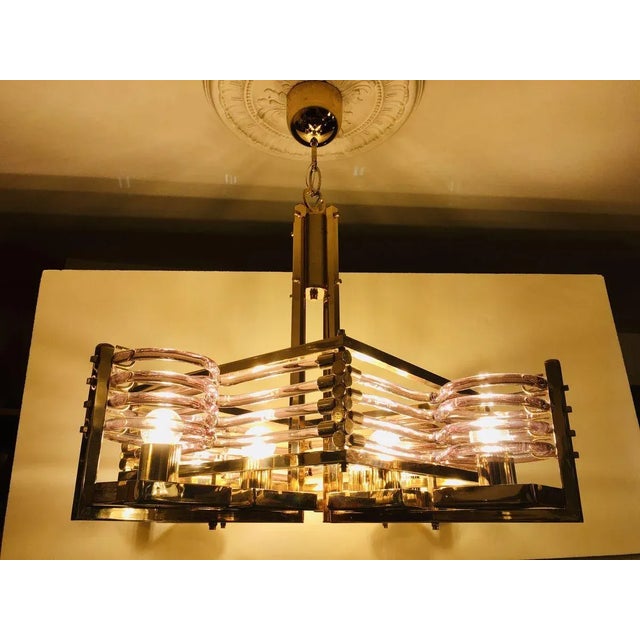 24kt Gold Chandelier by Gaetano Sciolari for Gaetano Sciolari , 1980s For Sale - Image 15 of 18