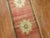 Floral Vintage Zabihi Collection Narrow Turkish Runner - 1'10" x 9'8" For Sale - Image 4 of 5