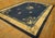 1900s Deep Navy Blue Open Field Chinoiserie Antique Chinese Peking Rug For Sale - Image 4 of 14