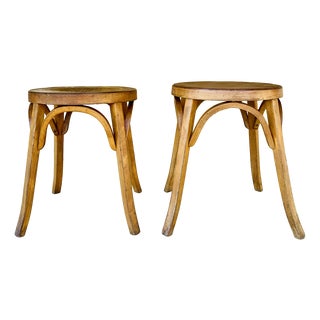 Vintage Model 92 Stools from Baumann, 1950s, Set of 2 For Sale