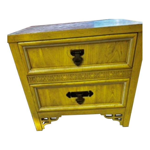 Dixie Shangri-La Vintage Chinoiserie Nightstand For Sale
