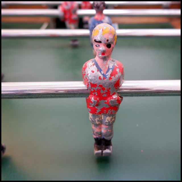 Mid-Century Stella Foosball Table Model Stella Champion, France, 1960 For Sale - Image 15 of 18