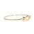 James Avery Retired 14k Yellow Gold Fish Ichthus Hook Bangle Bracelet For Sale - Image 4 of 8
