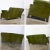 1940-1950s Traditional Green Naugahyde Faux Leather Lawson Club Style Sofa W/Rolled Arms For Sale - Image 9 of 12