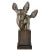 G.H. Laurent, Art Deco Bust of Two Deer, 1930, Bronze For Sale - Image 11 of 11