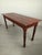 Wood Rustic Burgundy Patinated Console Table For Sale - Image 7 of 18