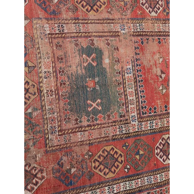 Vintage Distressed Kazak Rug For Sale - Image 18 of 18