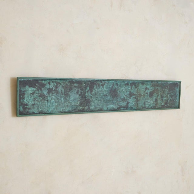 French Verdigris Bas-Relief Panel, 1970s For Sale - Image 4 of 11