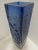 Blue Mid Century Smålandshyttan Blue Glass Vase Josef Schott For Sale - Image 8 of 8