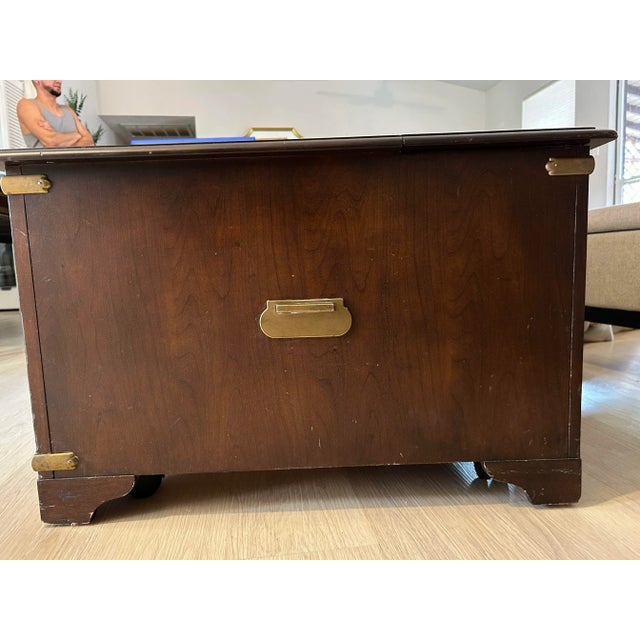 Farmhouse Pottery Barn "Friends" Apothecary Coffee Table For Sale - Image 3 of 13