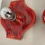Red Ceramic Fat Lava Wall Lights from Hustadt Lights, Germany, 1970s, Set of 2 For Sale - Image 15 of 18