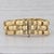 Modern Vintage Tiffany 3-Row Bracelet 18k Yellow Gold W/ Box Magazine 7" 18mm For Sale - Image 3 of 8