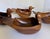 Mid 20th Century Mid-Century Modern Hand-Carved Wood Duck Salad Bowl Set With Serving Bowl - 9 Pieces For Sale - Image 12 of 12