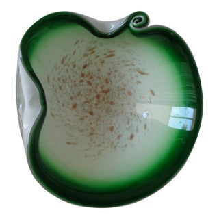 Mid Century Art Glass Bowl For Sale
