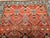 Textile Vintage Persian Malayer Area Rug, Hand-Knotted Wool, Geometric Pattern, 4x6, Red & Blue For Sale - Image 7 of 14