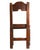 Rustic Folk Art Italian Chair with Carved Backrest, 1838, Wood For Sale - Image 3 of 10