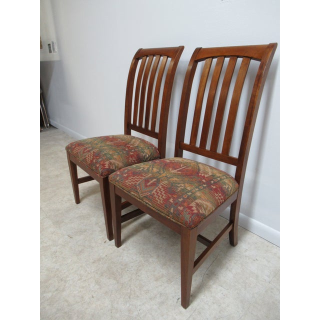 Ethan Allen Mission American Impressions Cherry Dining Chair | Chairish