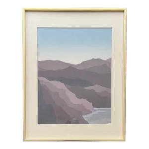 Minimalist Landscape Serigraph 70s