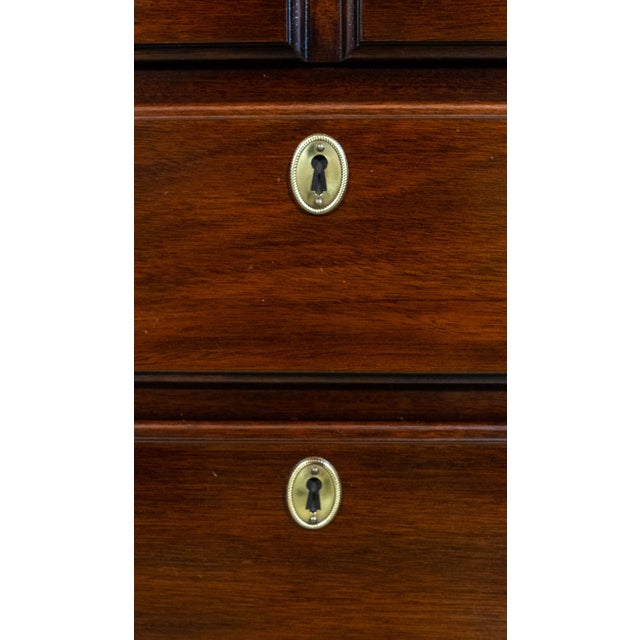 Henkel Harris Mahogany Tall Narrow Lingerie Chest For Sale - Image 9 of 18