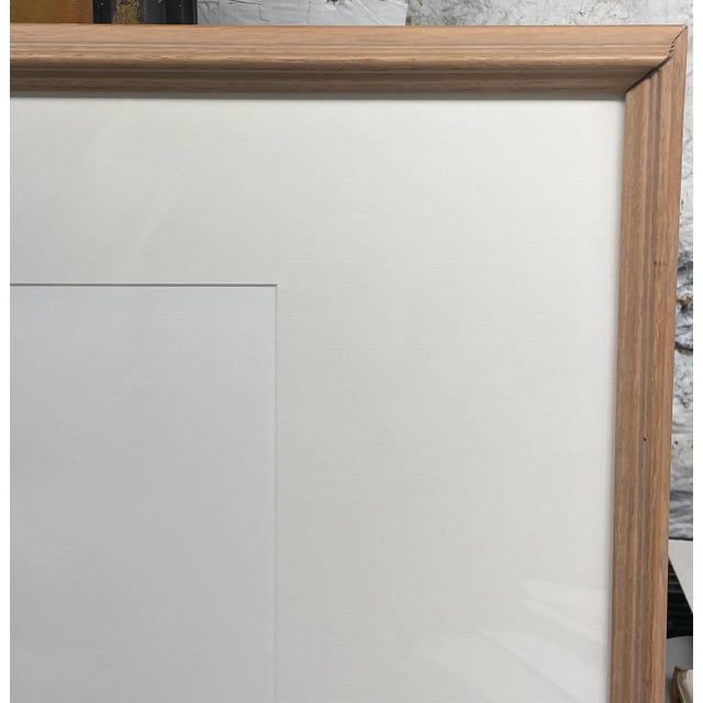 1980s "Transcapes IV" Original Abstract Collage Monoprint by Robert Alan Devoe, Framed For Sale - Image 9 of 13