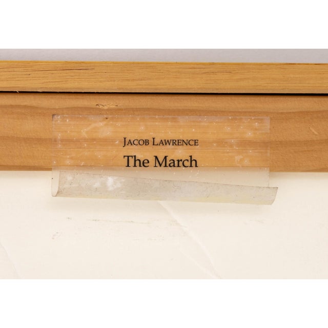 Jacob Lawrence "The March" Screenprint, 1995 For Sale - Image 13 of 13