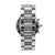 Early 21st Century Cartier 21 Chronoscaph 38mm 2424 Black Silver Sub Roman Bezel Steel Quartz Watch For Sale - Image 5 of 9