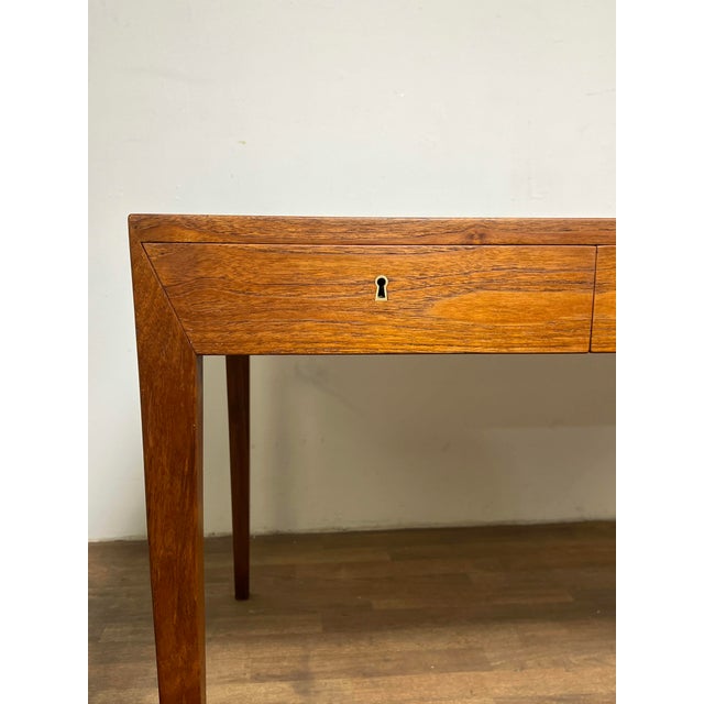 1950s C. 1950s Severin Hansen Model 36 Teak Desk for Haslev, Denmark For Sale - Image 5 of 9