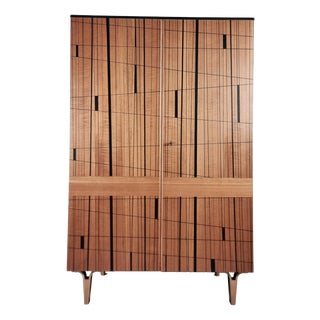 Vintage Wardrobe in Beech, 1970s For Sale