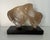 Abstract Alabaster Sculpture on Ebony Wood Base by Santa Barbara based Artist Scott Donadio (American b. 1961). Scott...