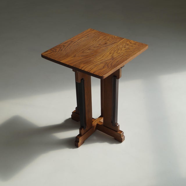 Dutch Art Deco No. 288 Accent Table by P.E.L. Izeren for Genneper Molen, 1920s For Sale - Image 10 of 15