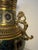 Vintage Japanese Brass Champlevé Cloisonné Enamel Vase With Dragon Handles For Sale In West Palm - Image 6 of 9