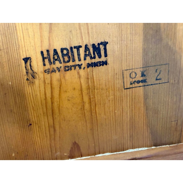1940s Habitant, Bay City Mi, Knotty Pine Captain’s Chairs, Set of 6 For Sale In Los Angeles - Image 6 of 14