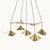 Not Yet Made - Made To Order Emily Group of Five Pendant Chandelier in Brass by Daniel Becker for Moss Objects For Sale - Image 5 of 11