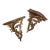 Small Pair of Giltwood Italian Wall Brackets For Sale