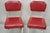 Art Deco Mid 20th Century Vintage General Fireproofing GoodForm Aluminum Red Vinyl Side Chairs - A Pair For Sale - Image 3 of 11
