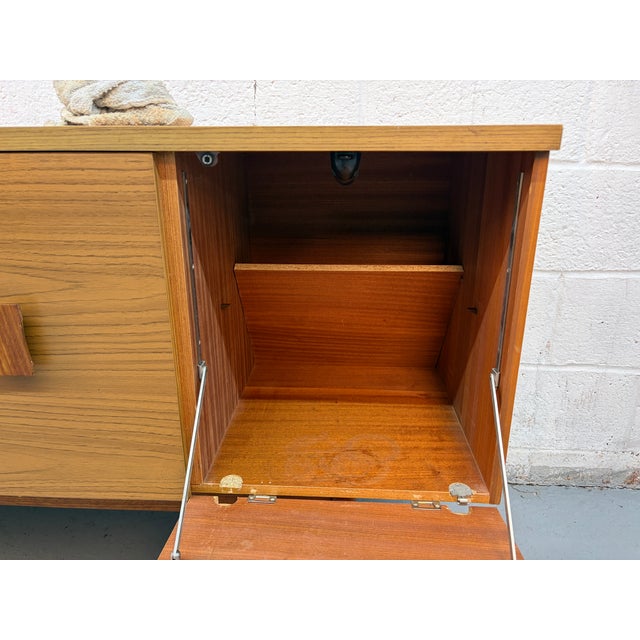Brown Mid 20th Century Teak Server by Europa For Sale - Image 8 of 17